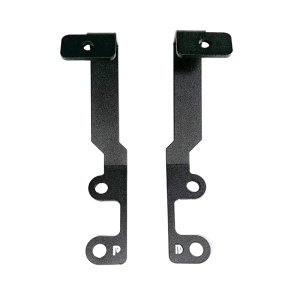 Toyota Sequoia Light Mounts - Front - Go Rhino - XE Hood Hinge Cube - Textured Black - `22-`23